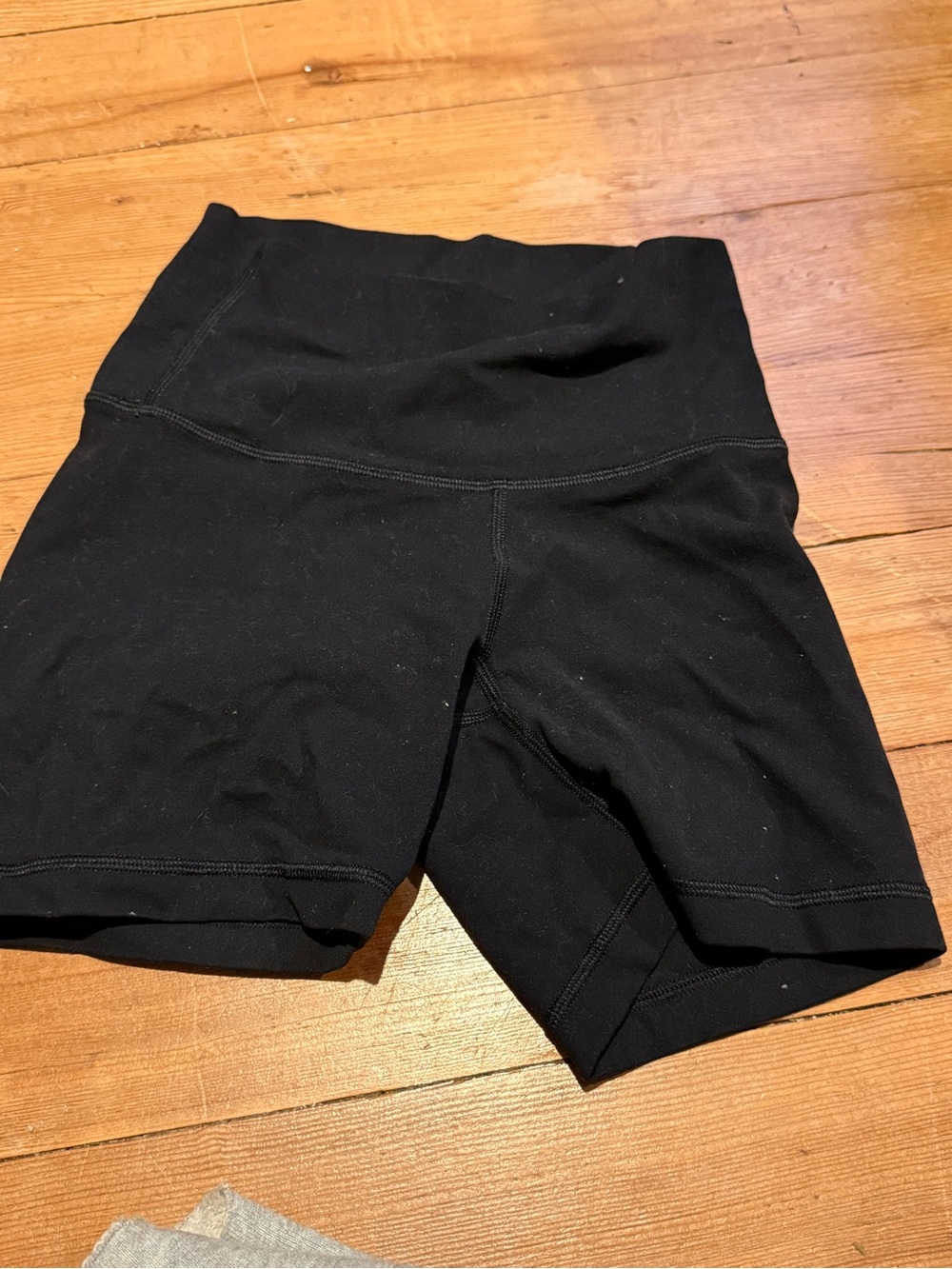 lululemon athletica Black High-Rise Bike Shorts